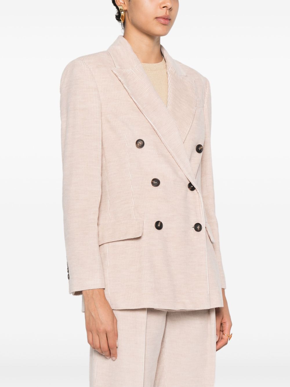 Find affordable shopping Brunello Cucinelli corduroy blazer Women