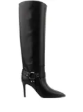 Paul Warmer Arizona pointed-toe boots - Black