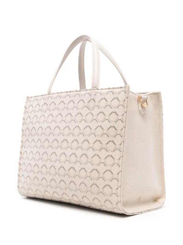 トートバッグ V. 73 RESPONSIBILITY LOGO TOTE BAG V°73 Responsibility Logo Tote Bag | White | FARFETCH OM