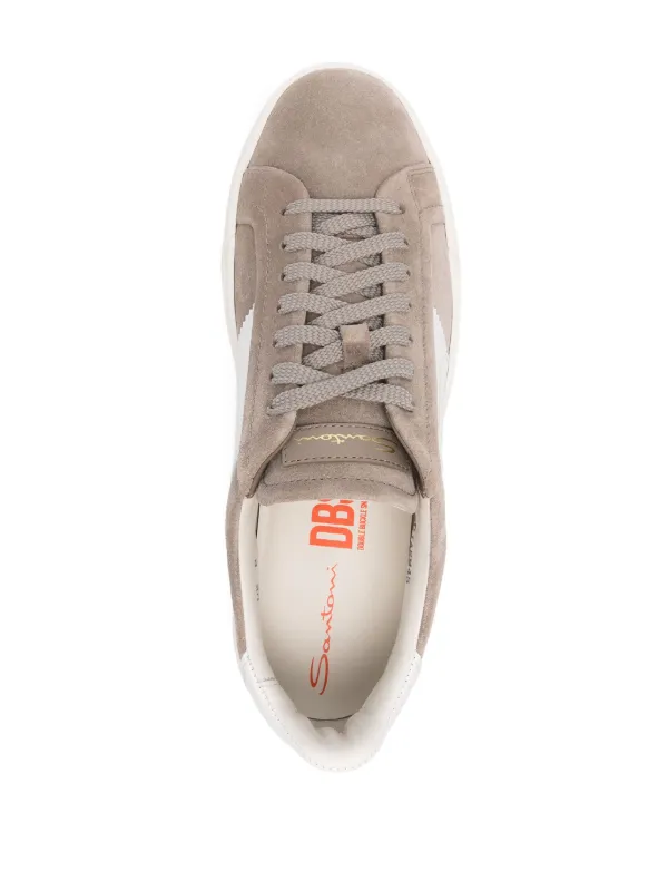 希少【SANTONI】DBS Oly レザー スニーカー DBS】レザーダブルバックルスニーカー（シューズ）｜SANTONI