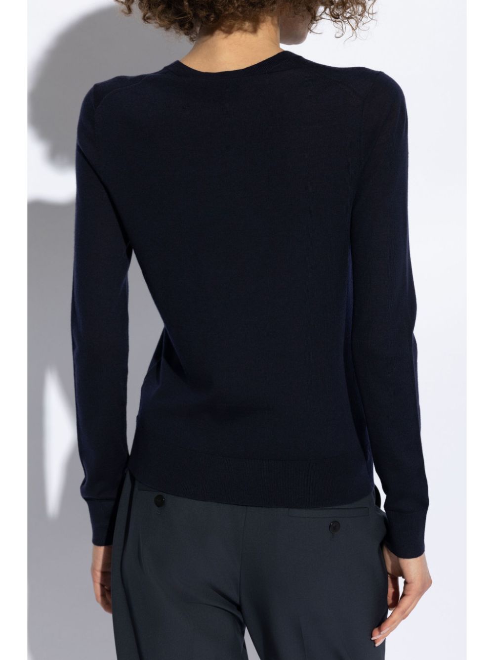 Shop Theory Crew-neck Jumper In Black