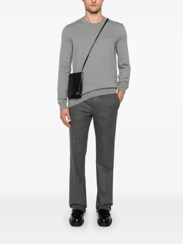 【関税&送料込】A.P.C. Grey Cotton Sweatshirt A.P.C. Cotton Sweater | Grey | FARFETCH