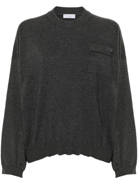 Brunello Cucinelli Monili-chain sweater Women