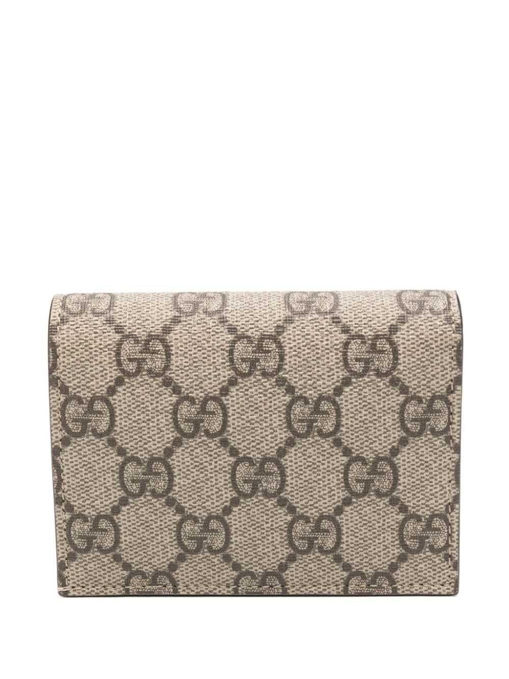 Shop Gucci Gg Marmont Wallet In Neutrals