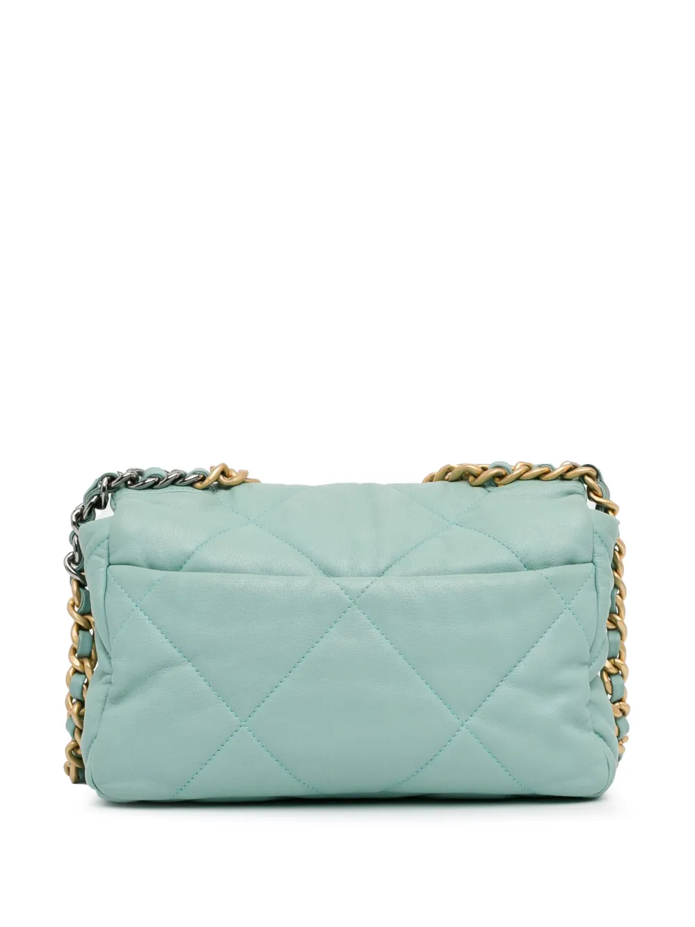 CHANEL Pre-Owned 2019 Medium Lambskin 19 Flap satchel | Pre-Owned | Image 2