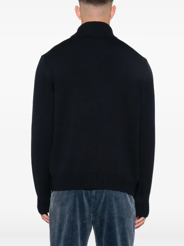 Zanone ボンバージャケット | ブルー | FARFETCH JP