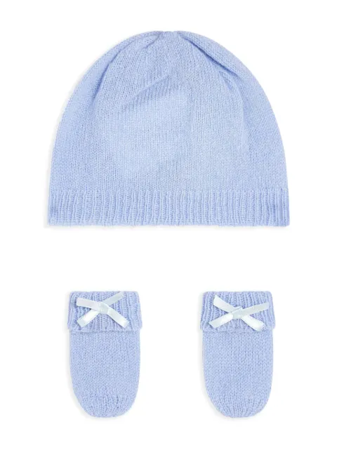 G.H. Hurt&Son Kids cashmere beanie and mittens set