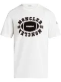 Moncler american football-motif T-shirt - White