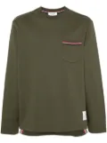 Thom Browne crew-neck sweatshirt - Green