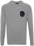 Joshua Sanders smiley face-motif sweater - Grey