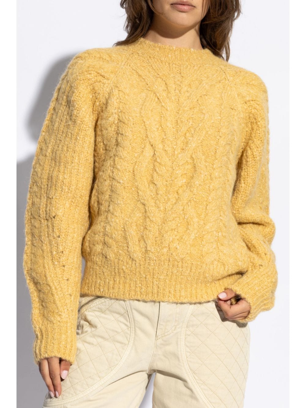 Shop Isabel Marant Kallie Jumper In Yellow