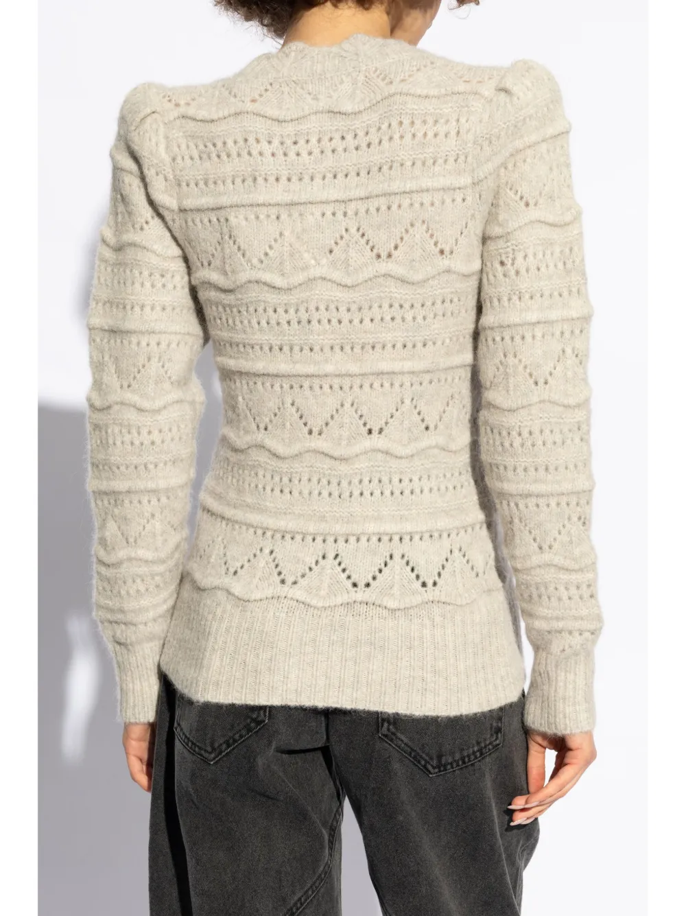 ISABEL MARANT ÉTOILE OTHONA PATTERNED-KNIT JUMPER