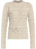 MARANT ÉTOILE Othona patterned-knit jumper - Neutrals