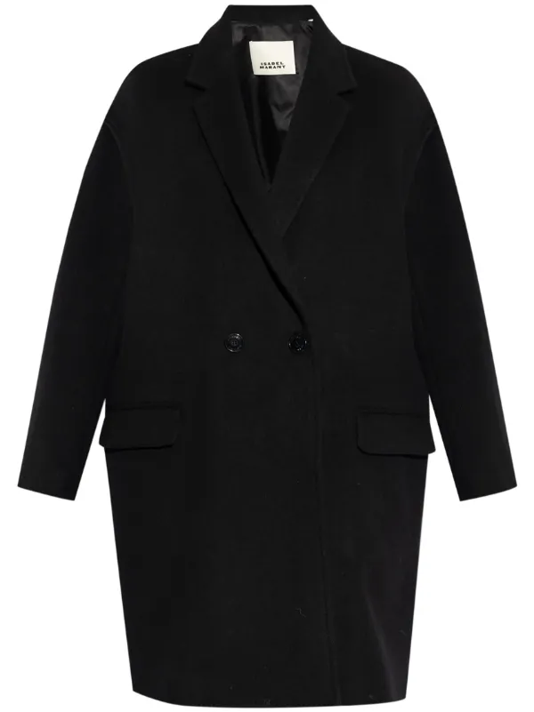 ISABEL MARANT Cappotto Doppiopetto Efegozi | Nero | FARFETCH IT