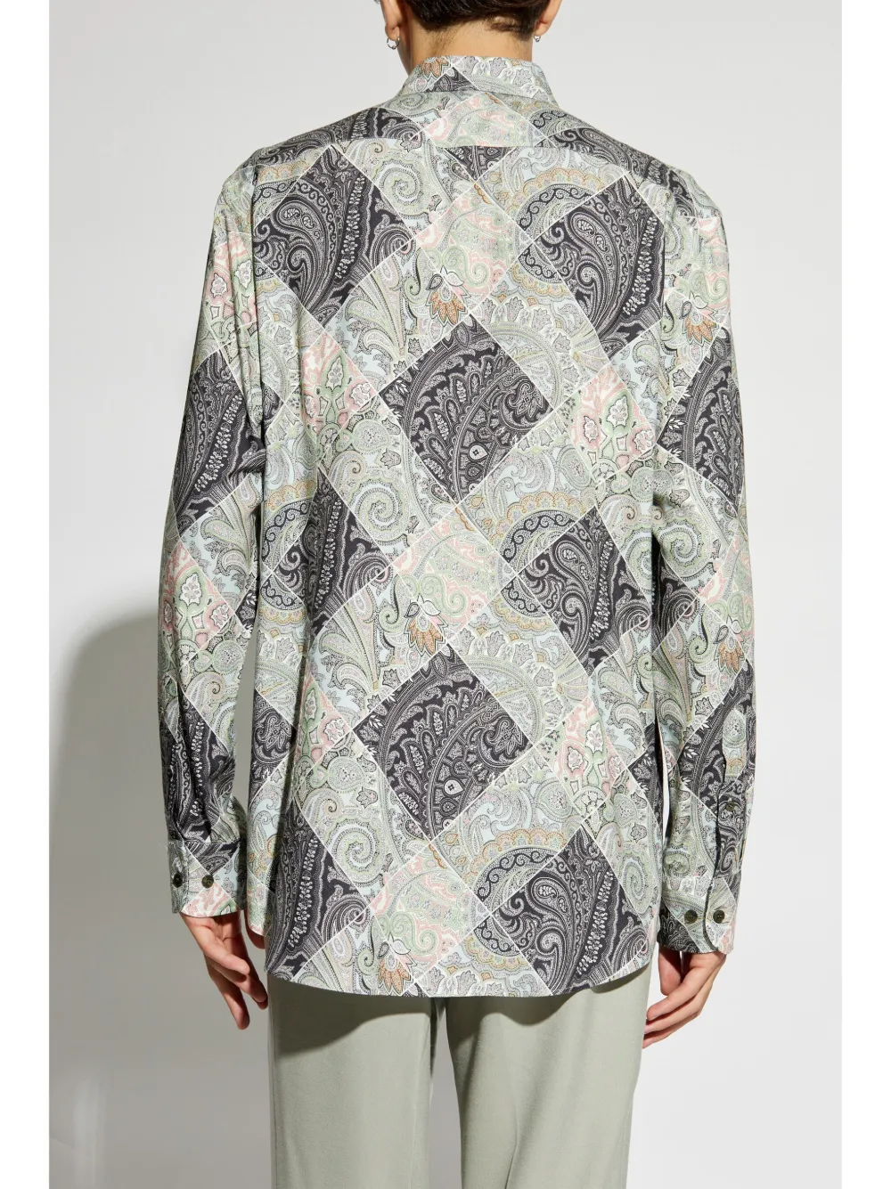 ETRO Overhemd met print Beige