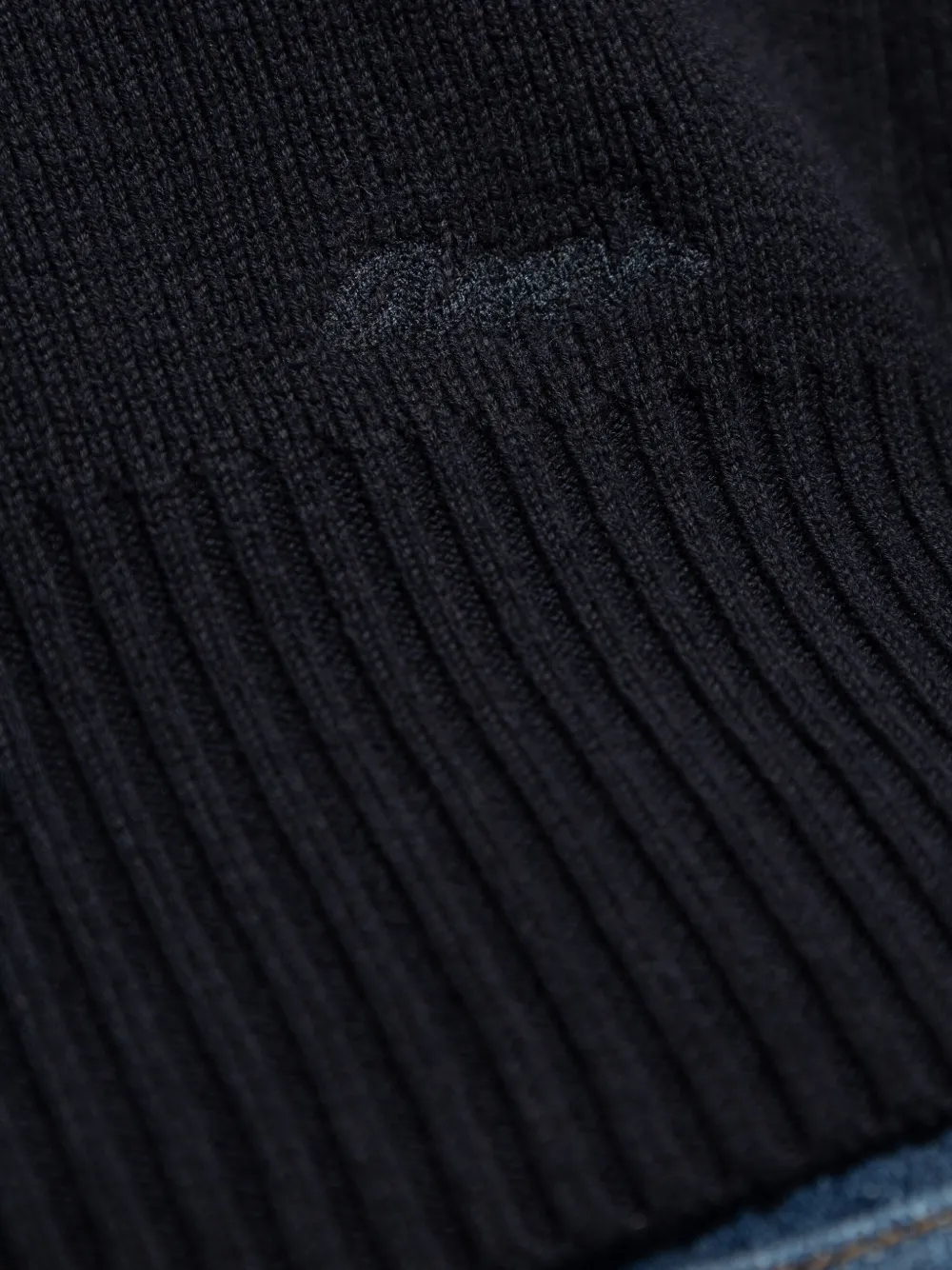 AMI Paris Vest met geborduurd logo Blauw