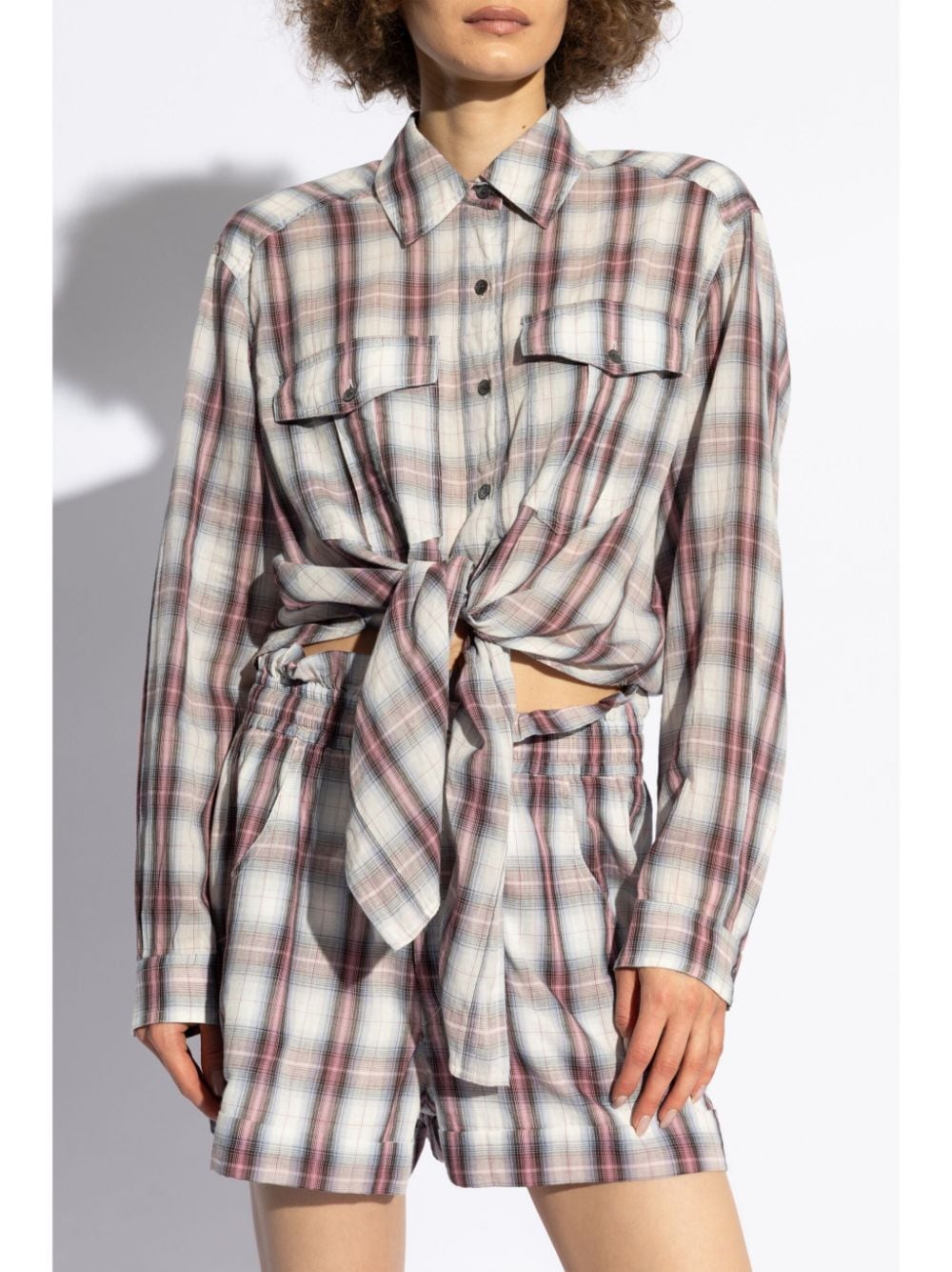 Shop Marant Etoile Nath Shirt In Neutrals