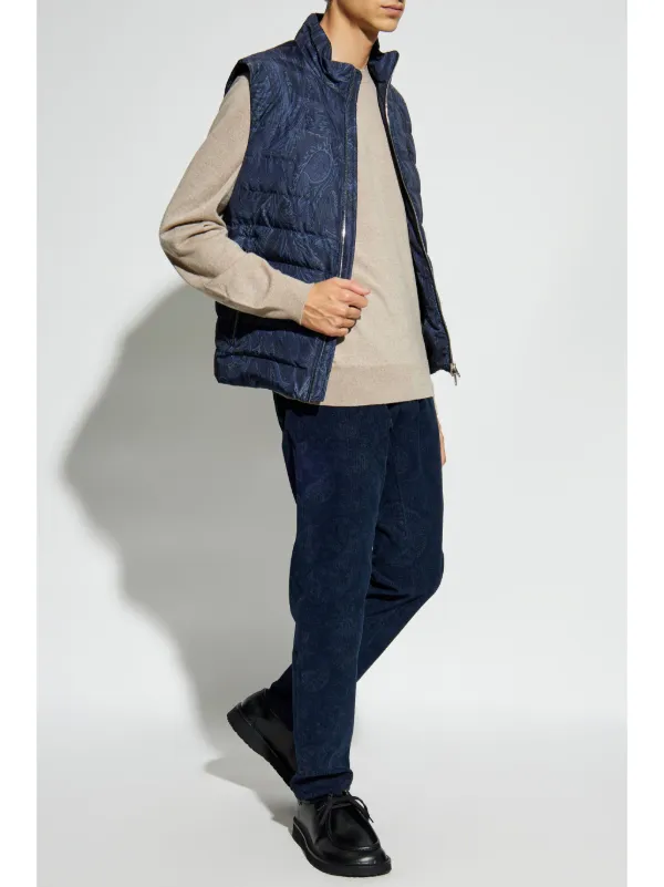 ETRO ペイズリージャカード パンツ | ブルー | FARFETCH JP