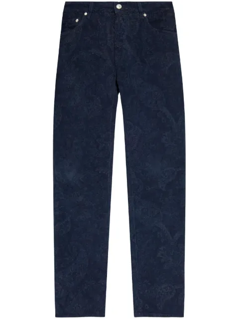 ETRO بنطال جاكار بنقش بيزلي