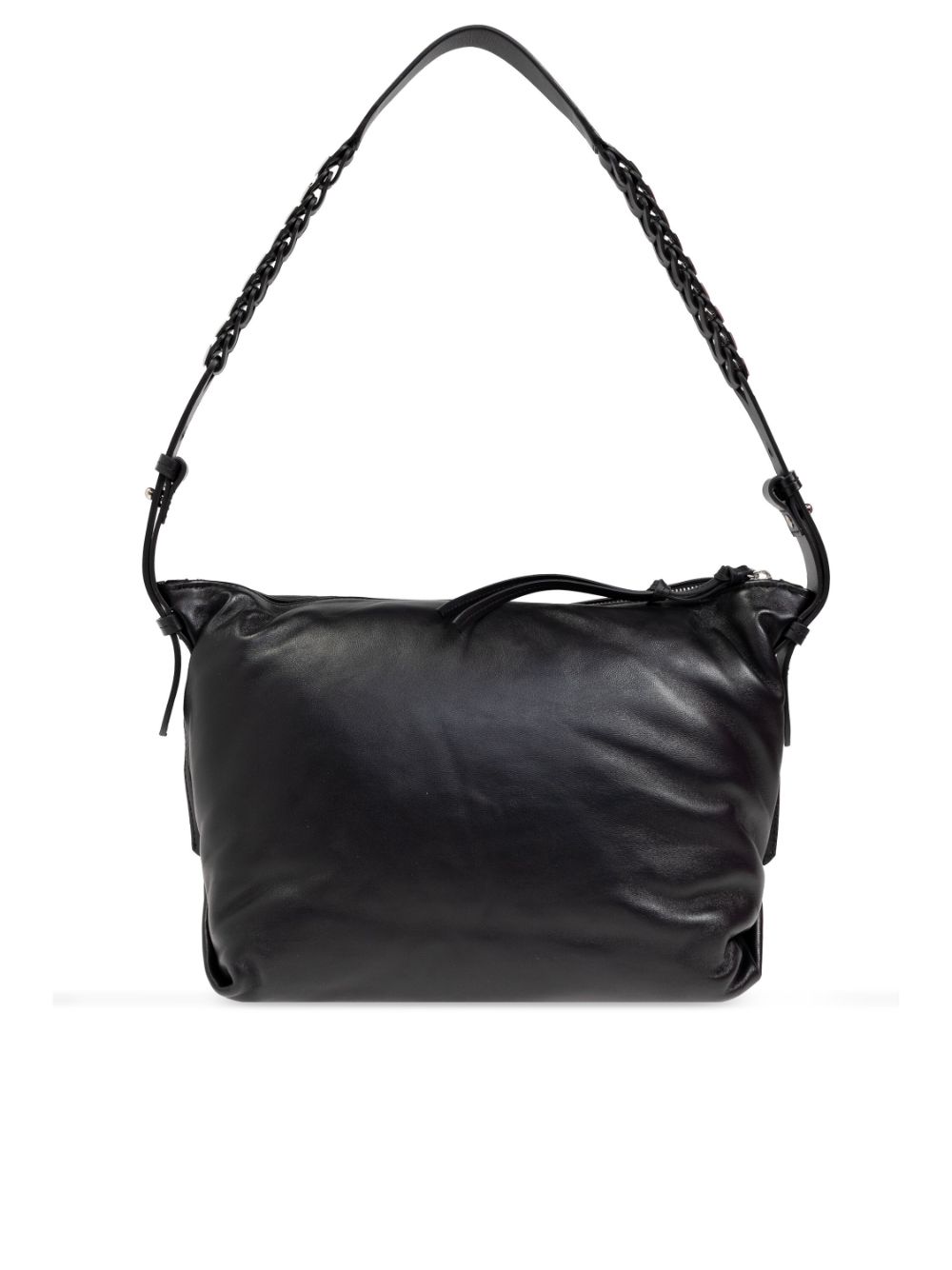 Shop Isabel Marant Leyden Shoulder Bag In Black