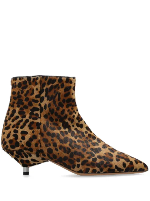 ISABEL MARANT 50mm leopard-print ankle boots Women