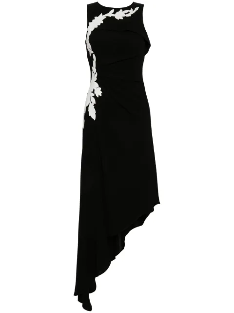 Saiid Kobeisy embroidered crepe gown