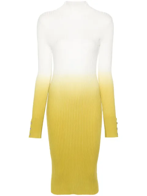 LIU JO ombré knit midi dress