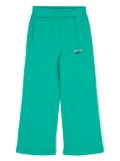 MSGM Kids fleece track pants - Green