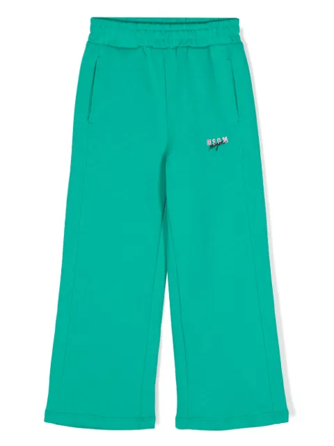 MSGM Kids fleece track pants