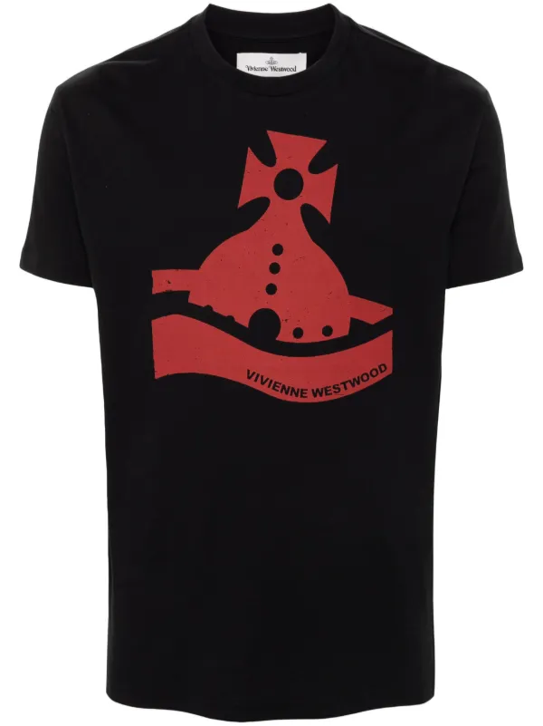 Vivienne Westwood shirt factory black and red tee