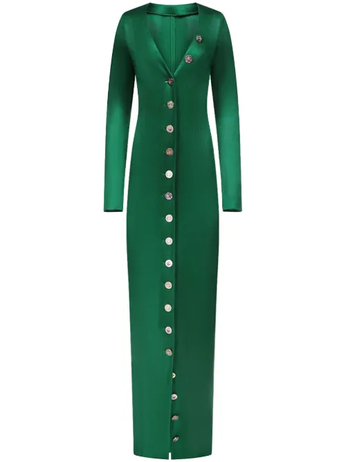 Galvan robe Turlington - Vert - Galvan - Modalova