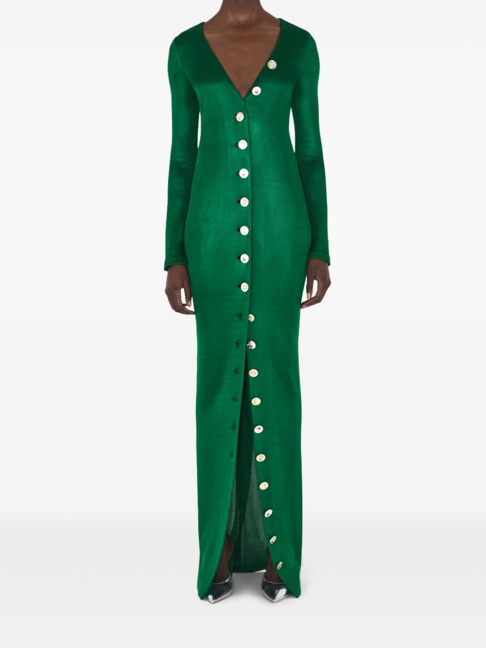 Galvan Turlington jurk - Groen