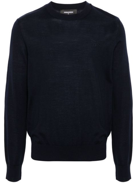 DSQUARED2 logo-embroidered sweater Men