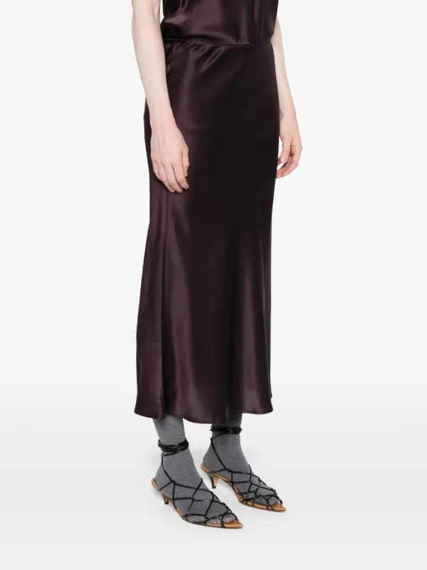 Roberto Collina サテン スカート | ブラウン | FARFETCH JP