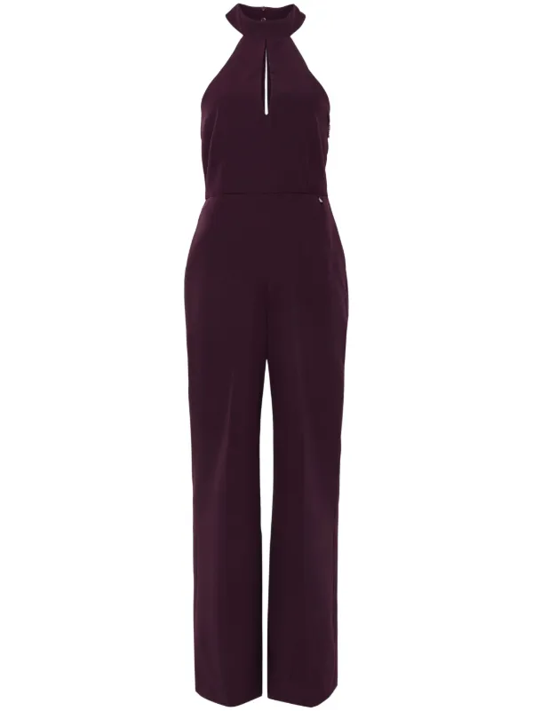 Pussybow jumpsuit on sale