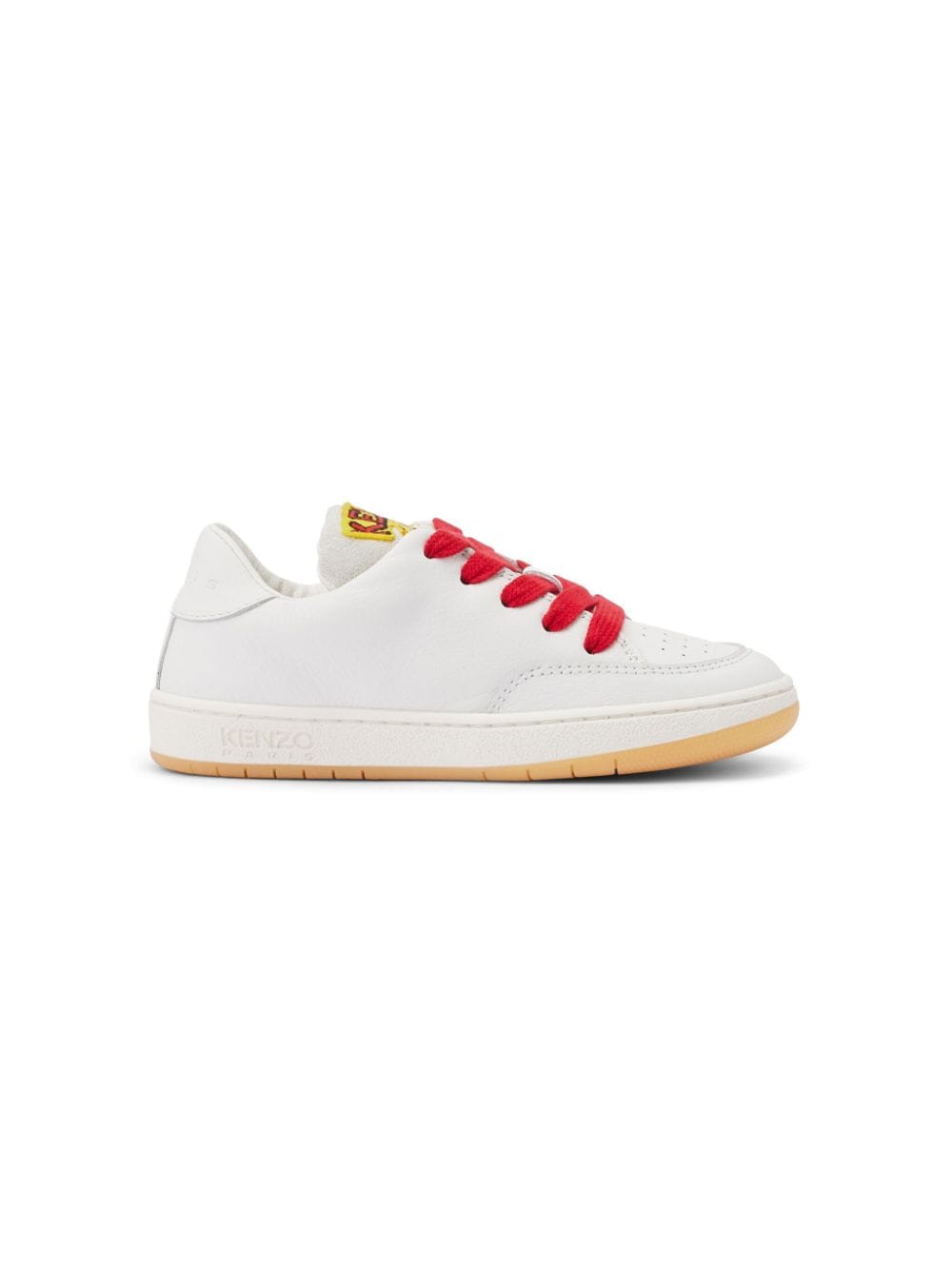 Kenzo Kids leather sneakers - Wit