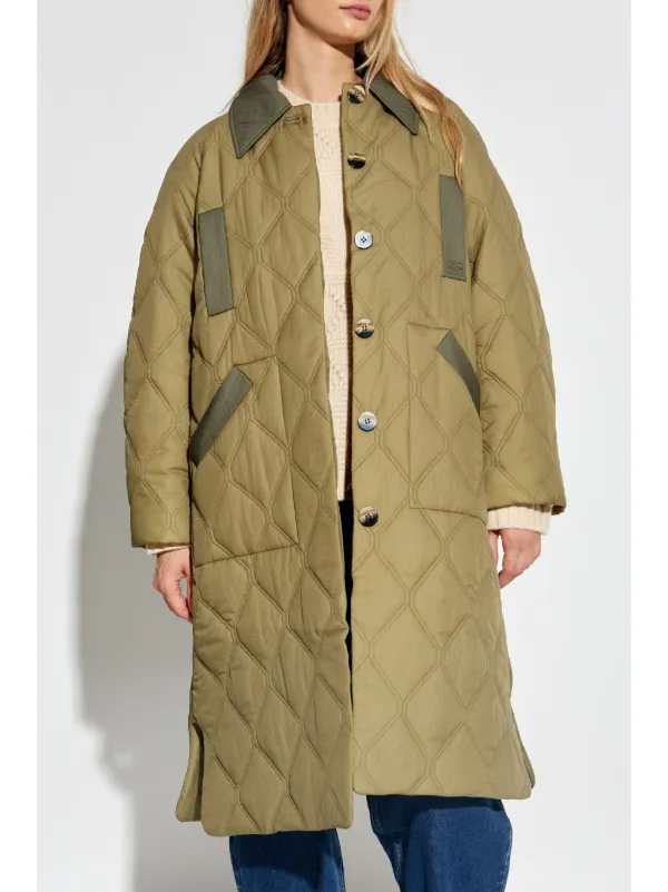 GANNI シングルジャケット | グリーン | FARFETCH JP