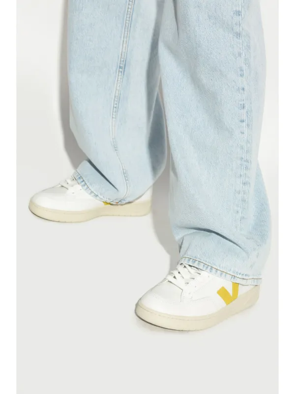 VEJA V12 Chromefree Leather Sneakers White FARFETCH PH