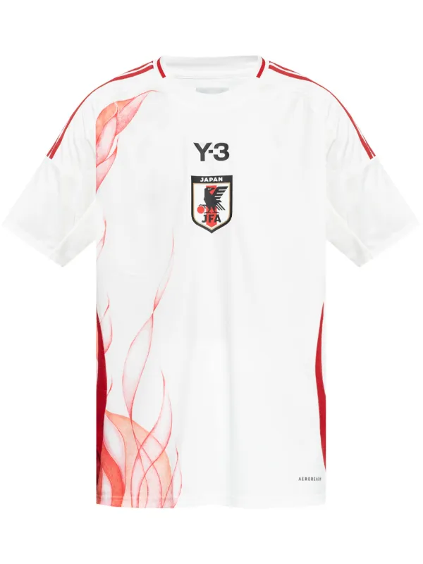 Y 3 x Adidas Japanese Football Association Away T shirt White FARFETCH BH