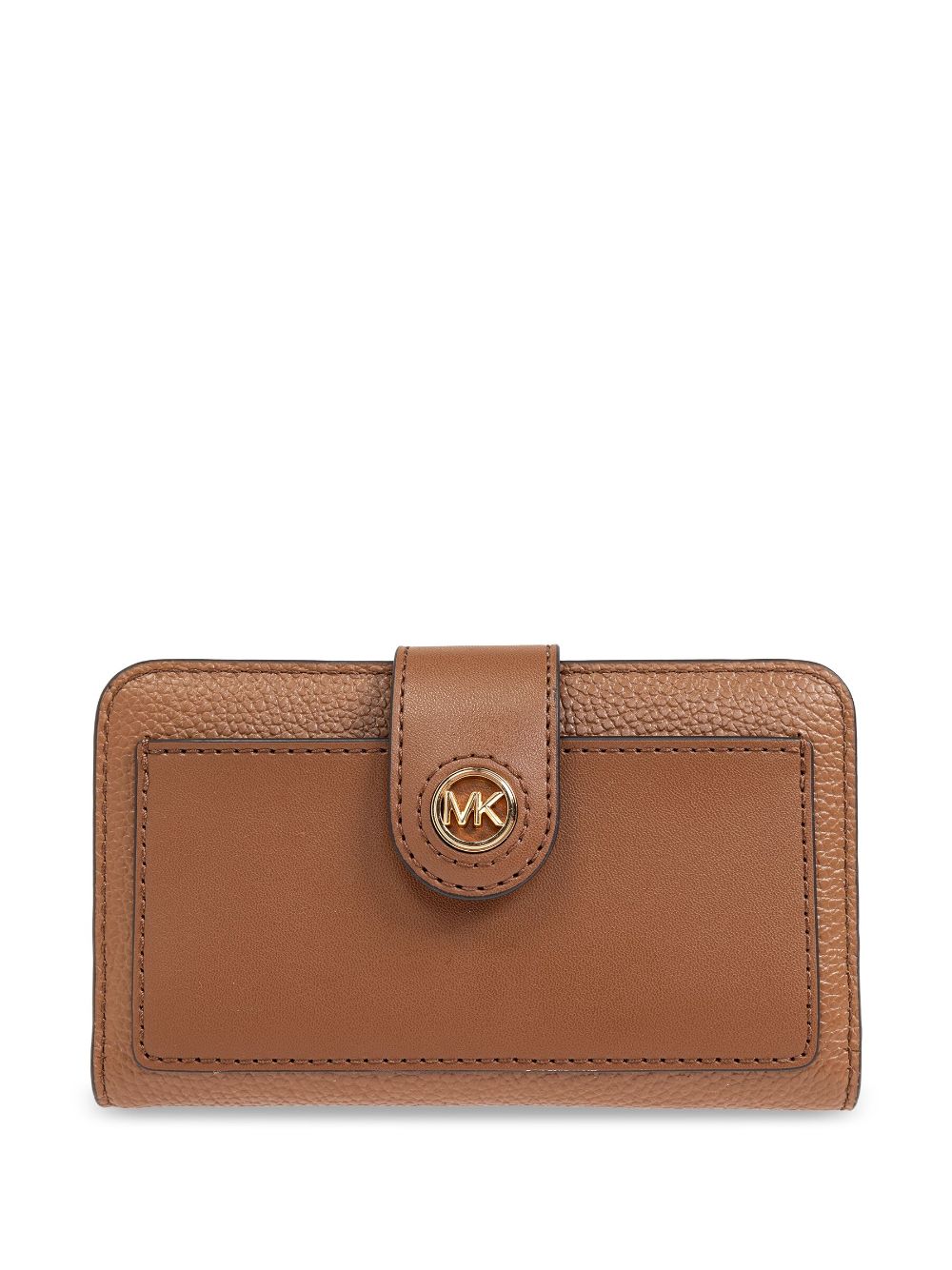 monogram logo-patch wallet