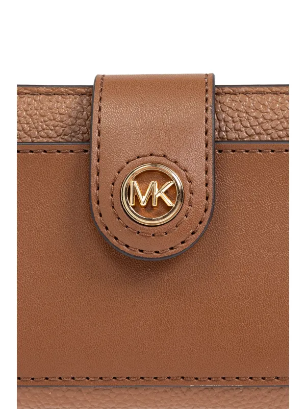 MK wallet brown best sale