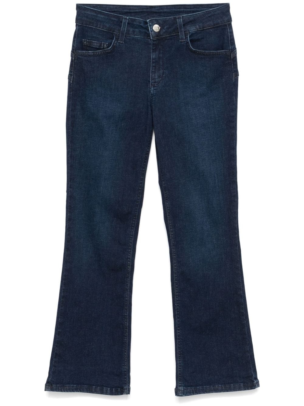 bootcut cropped jeans