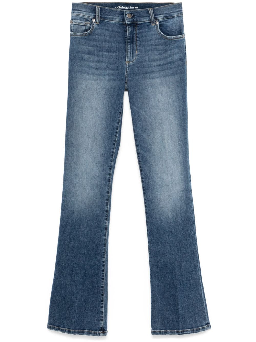 high-rise flare jeans