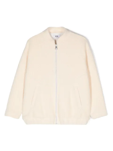 MSGM Kids embroidered-logo jacket