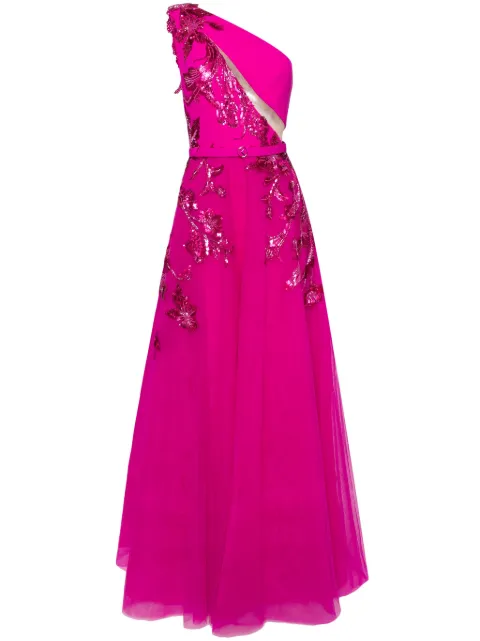 Saiid Kobeisy vestido de fiesta con hombro descubierto