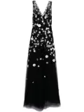 Saiid Kobeisy bead-embellished tulle gown - Black
