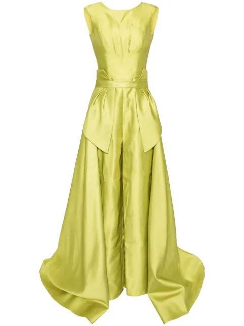 Saiid Kobeisy Mikado classic jumpsuit with detachable overskirt