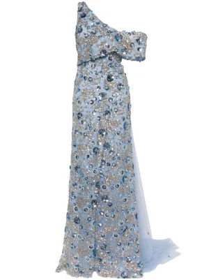 white christmas dresses Designer Maxi Dress for Women | Long Flowy Dresses | Shahida Parides Large main image 1