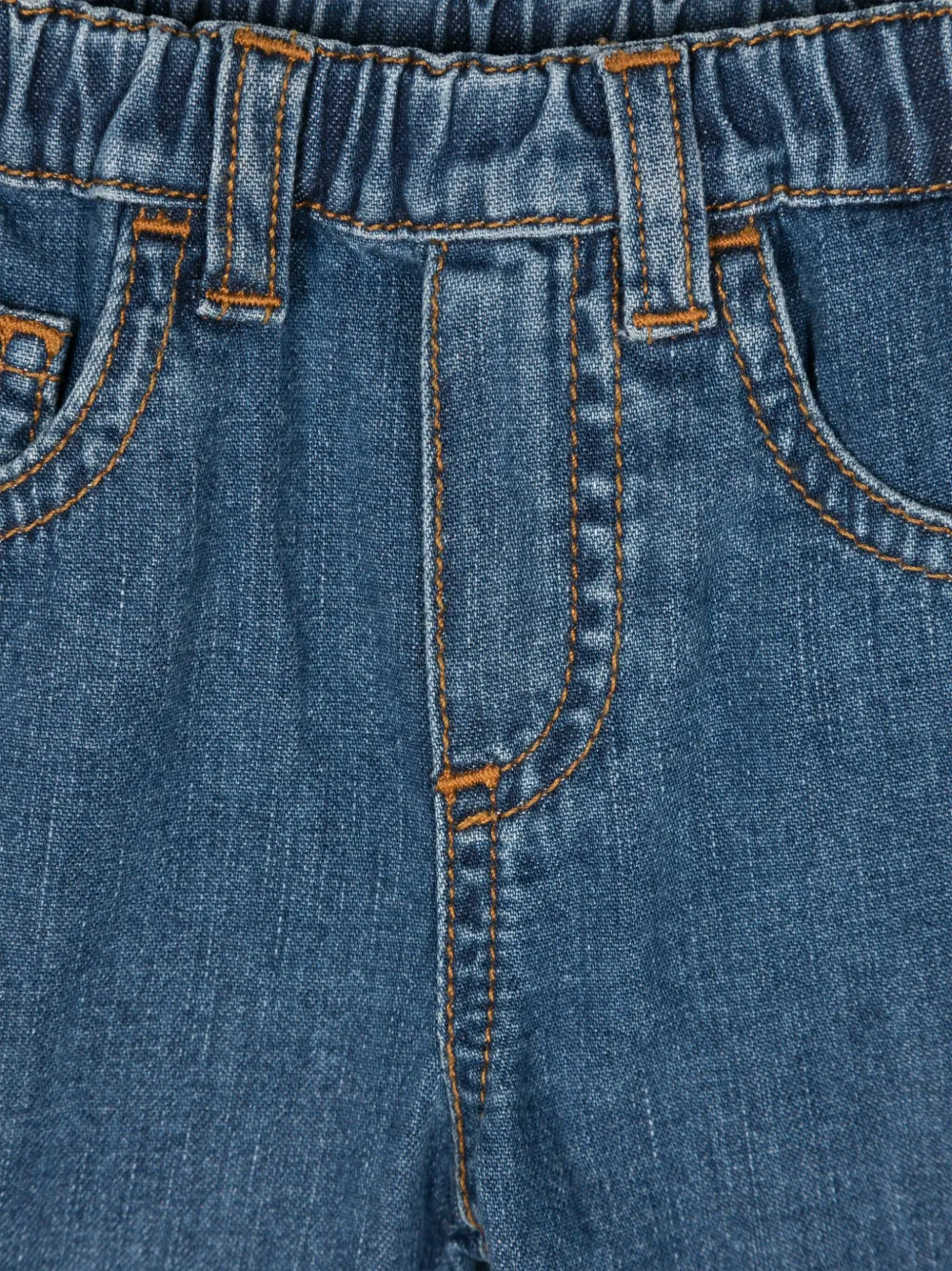 VERSACE MEDUSA-PLAQUE COTTON JEANS