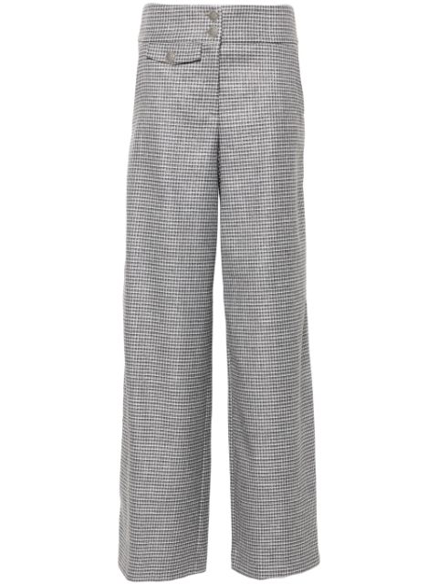 LIU JO checkered trousers